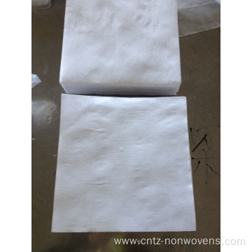 Easy tear away embroidery backing fusible interlinings